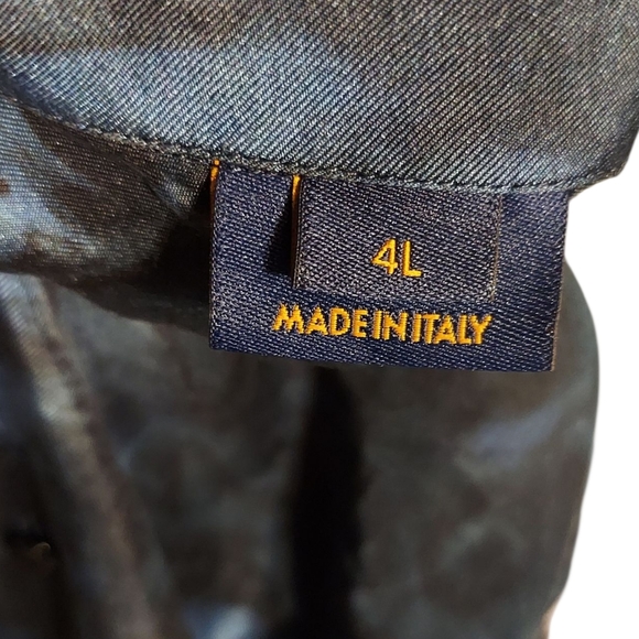 FW21 Louis Vuitton | SILK | Damier Salt | Acid / Bleach Wash | Button Up - Picture 7 of 16